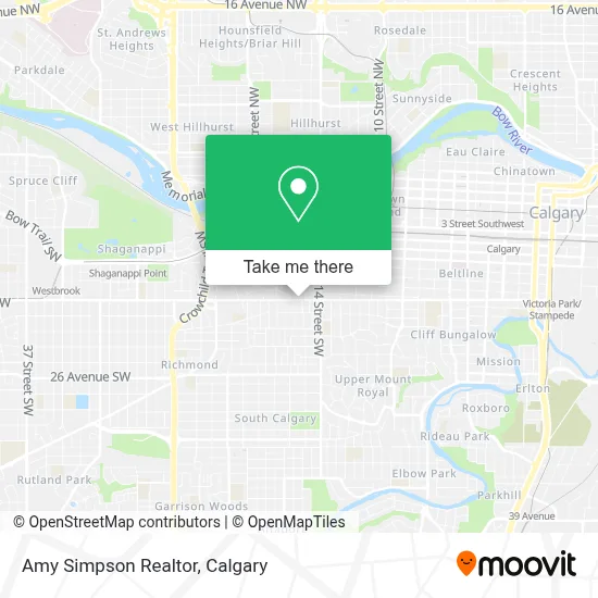 Amy Simpson Realtor map