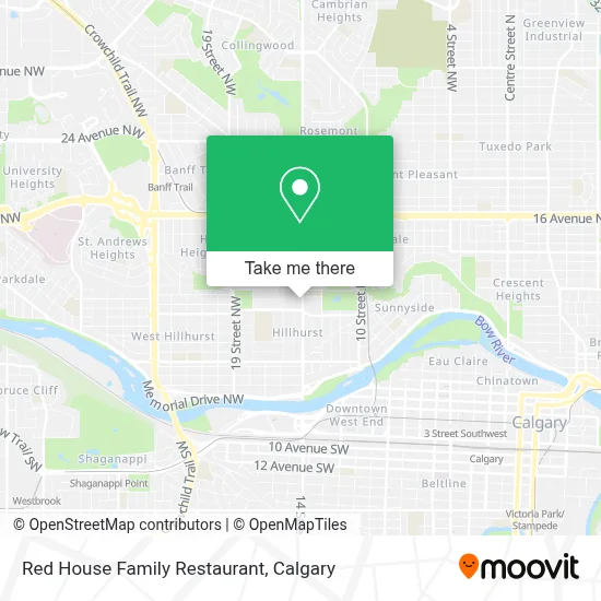 Red House Family Restaurant map