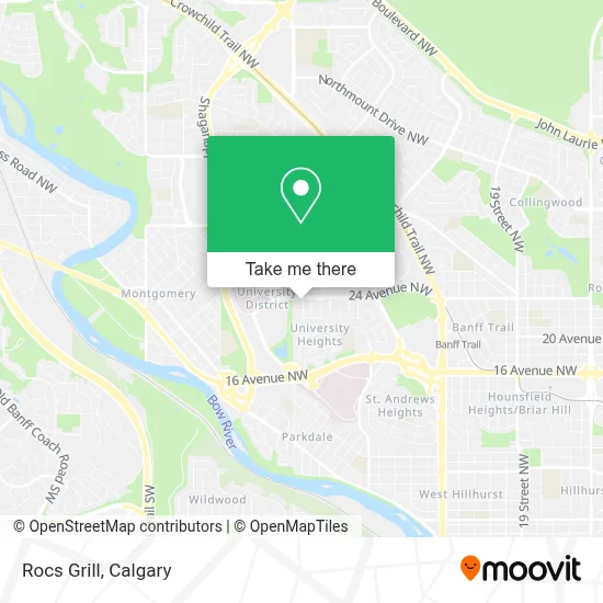 Rocs Grill map