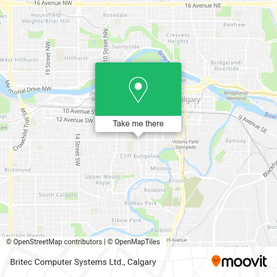 Britec Computer Systems Ltd. map