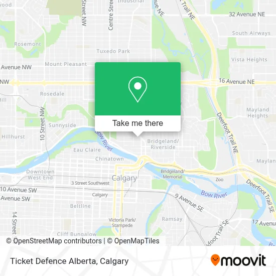 Ticket Defence Alberta map