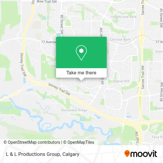 L & L Productions Group map