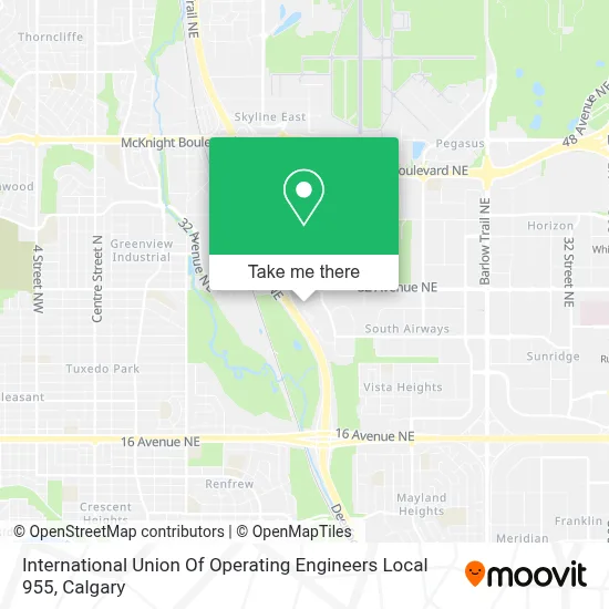 International Union Of Operating Engineers Local 955 map