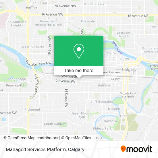 Managed Services Platform map