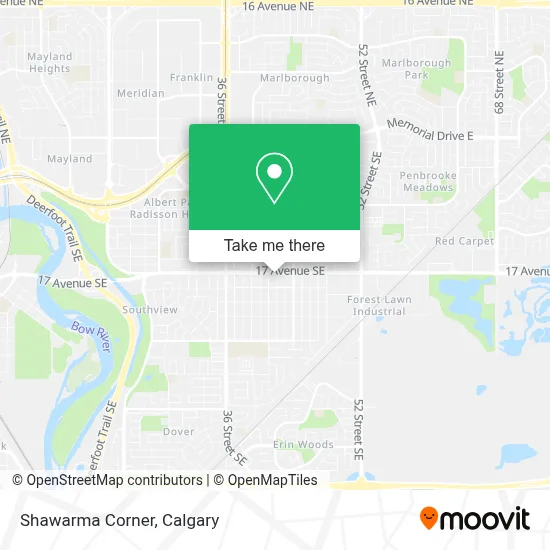 Shawarma Corner map