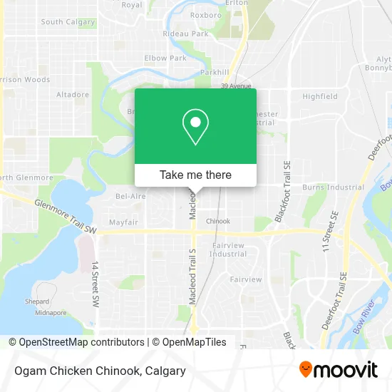 Ogam Chicken Chinook map