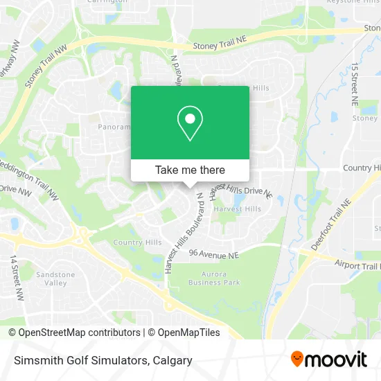 Simsmith Golf Simulators map