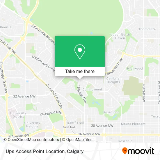 Ups Access Point Location plan