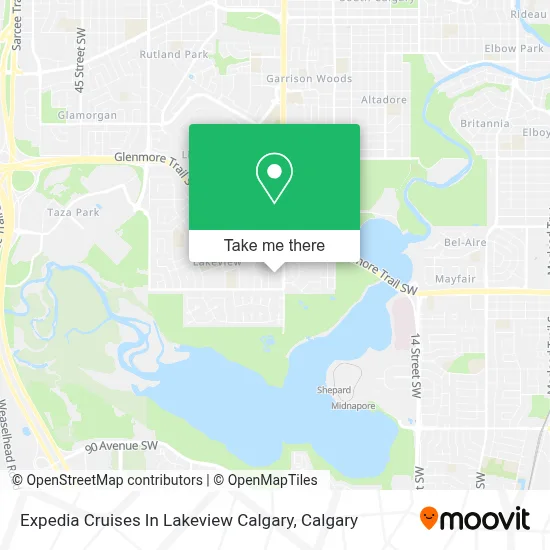 Expedia Cruises In Lakeview Calgary map
