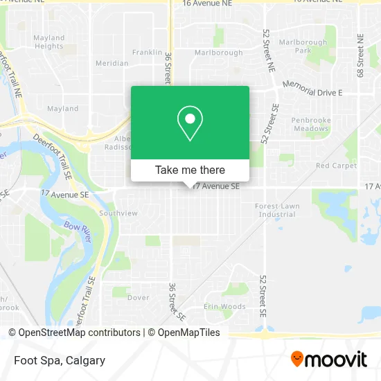 Foot Spa map