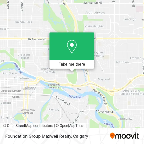 Foundation Group Maxwell Realty map