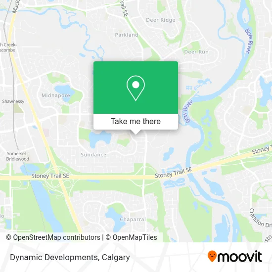 Dynamic Developments map