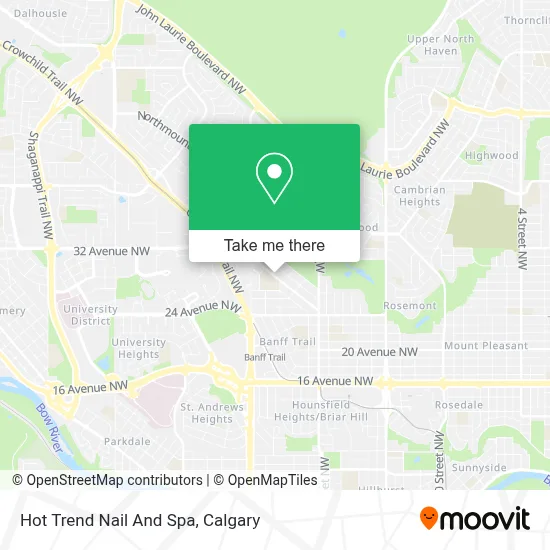 Hot Trend Nail And Spa map