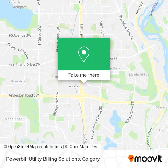 Powerbill Utility Billing Solutions map