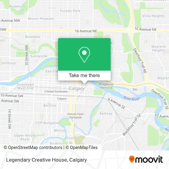 Legendary Creative House map