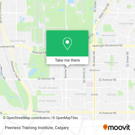 Peerless Training Institute map