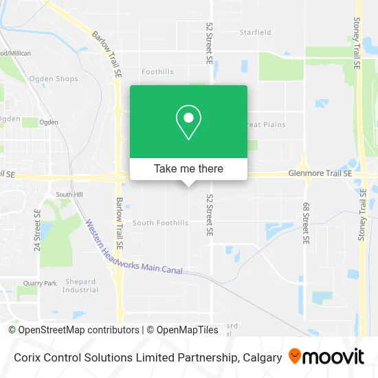 Corix Control Solutions Limited Partnership map