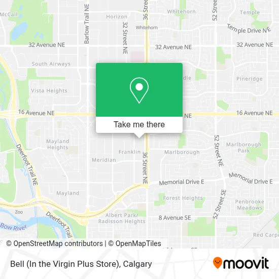 Bell (In the Virgin Plus Store) map