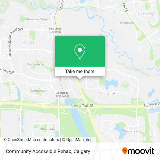 Community Accessible Rehab map
