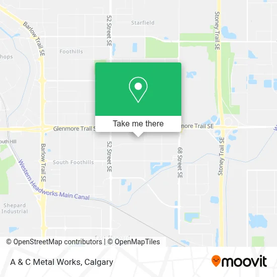 A & C Metal Works map