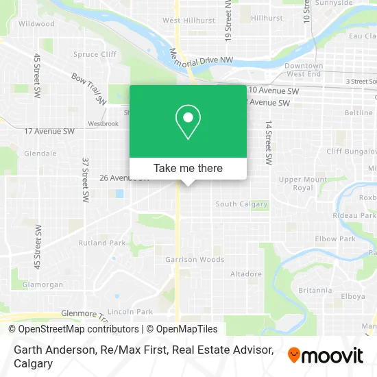 Garth Anderson, Re / Max First, Real Estate Advisor map