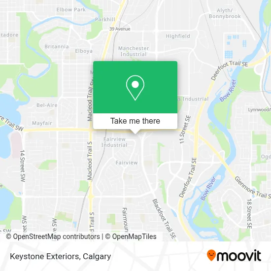 Keystone Exteriors map