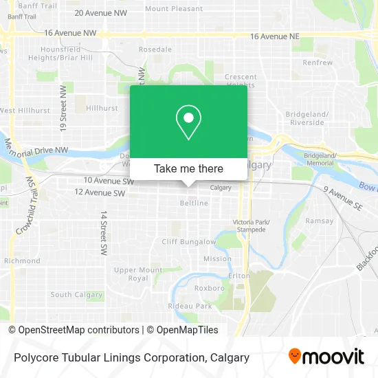 Polycore Tubular Linings Corporation map