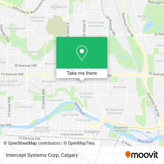 Intercept Systems Corp map