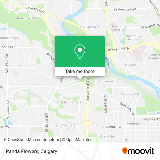 Panda Flowers map
