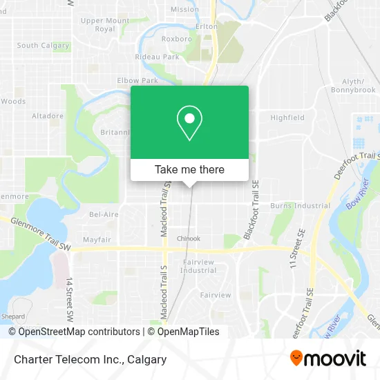 Charter Telecom Inc. map
