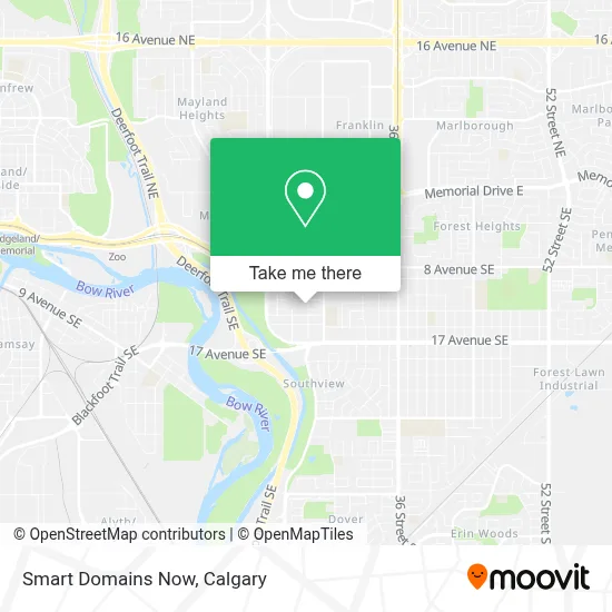 Smart Domains Now map