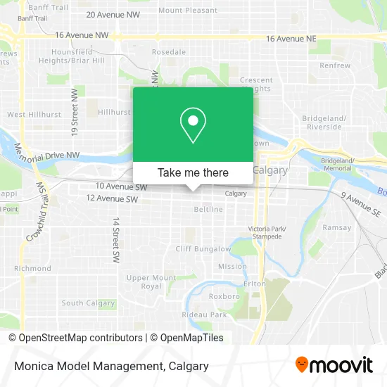 Monica Model Management map