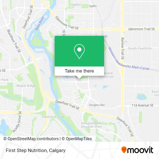 First Step Nutrition map