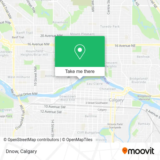 Dnow map