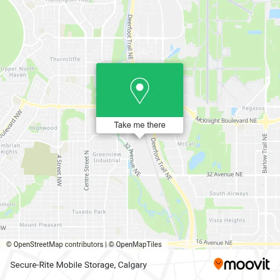 Secure-Rite Mobile Storage map