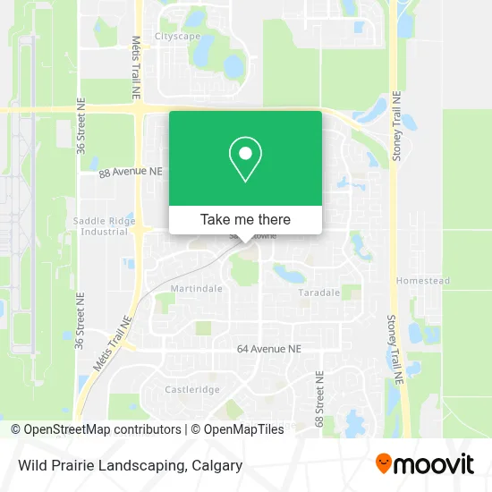 Wild Prairie Landscaping map