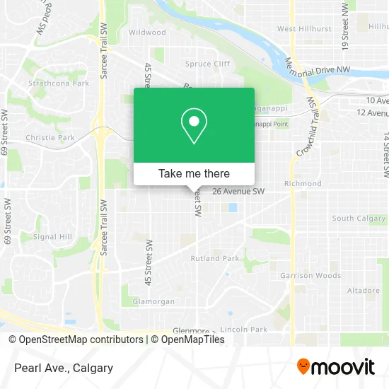 Pearl Ave. map