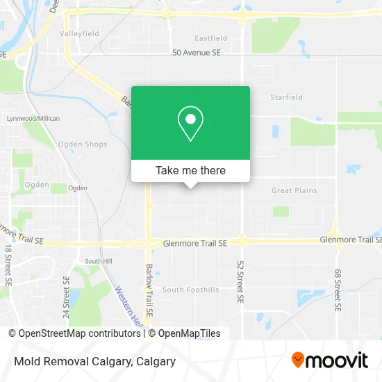 Mold Removal Calgary map