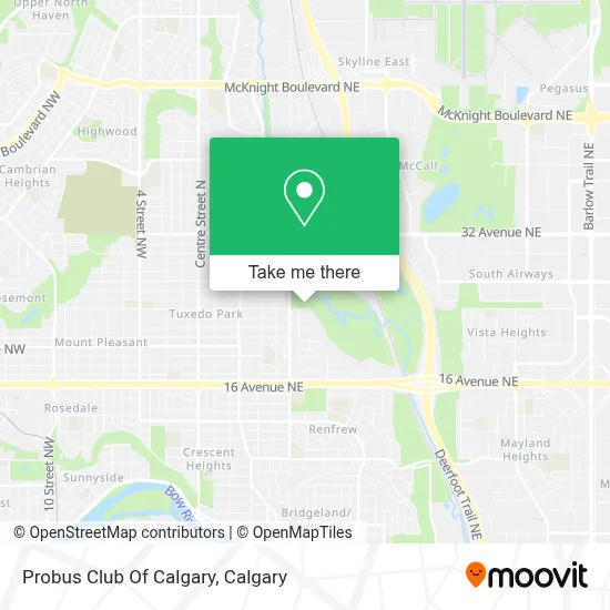 Probus Club Of Calgary map