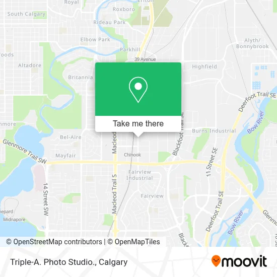 Triple-A. Photo Studio. map