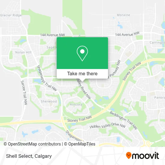 Shell Select map