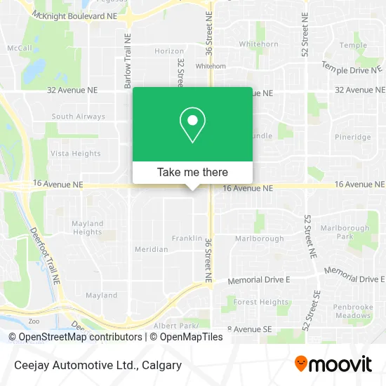 Ceejay Automotive Ltd. map
