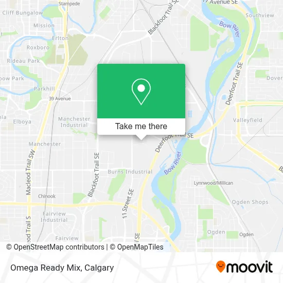Omega Ready Mix map
