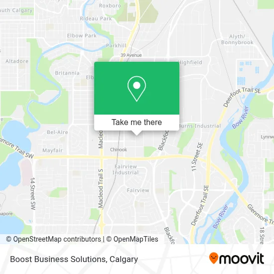 Boost Business Solutions map
