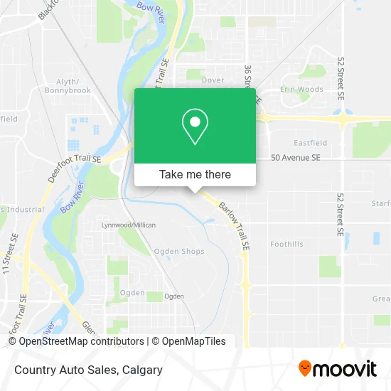 Country Auto Sales map