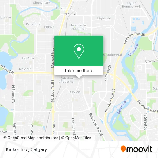 Kicker Inc. map