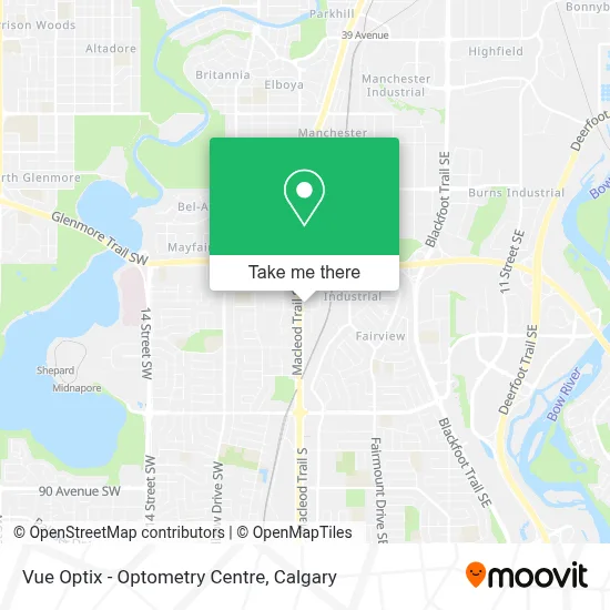 Vue Optix - Optometry Centre map