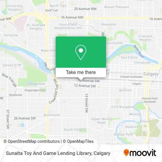Sunalta Toy And Game Lending Library map