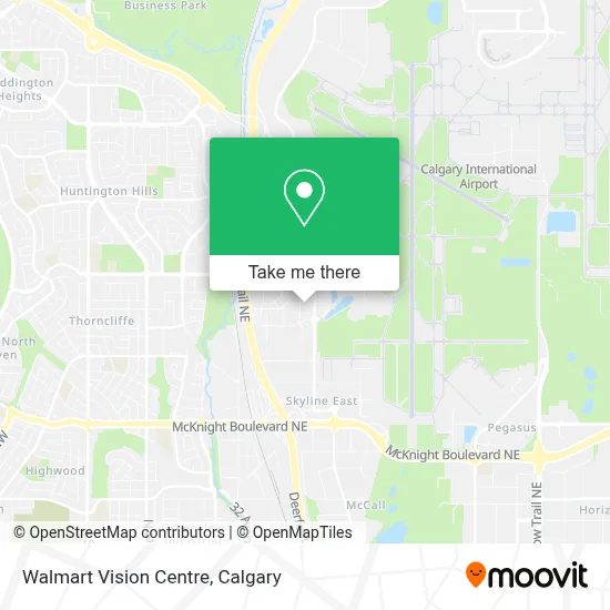 Walmart Vision Centre map