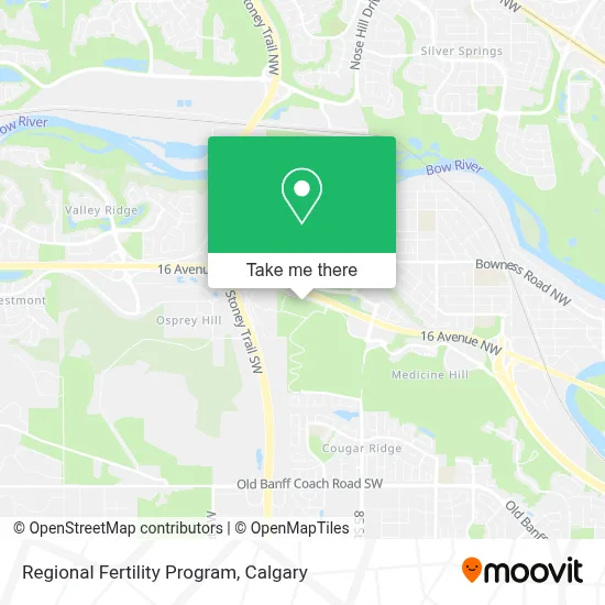 Regional Fertility Program map